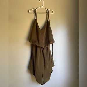 Forever 21 Backless Silk Romper